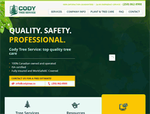 Tablet Screenshot of codytree.ca